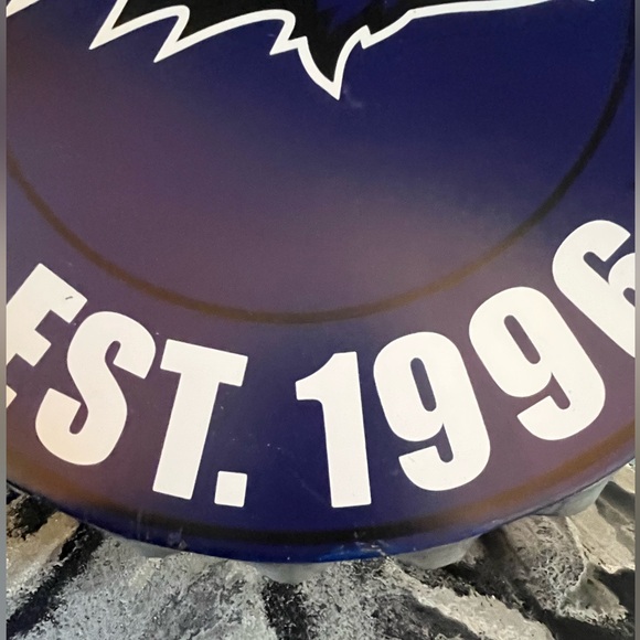 Baltimore Ravens NFL American Football Logo Bottle Top 13.5" Hanging Wall Sign - Picture 3 of 10